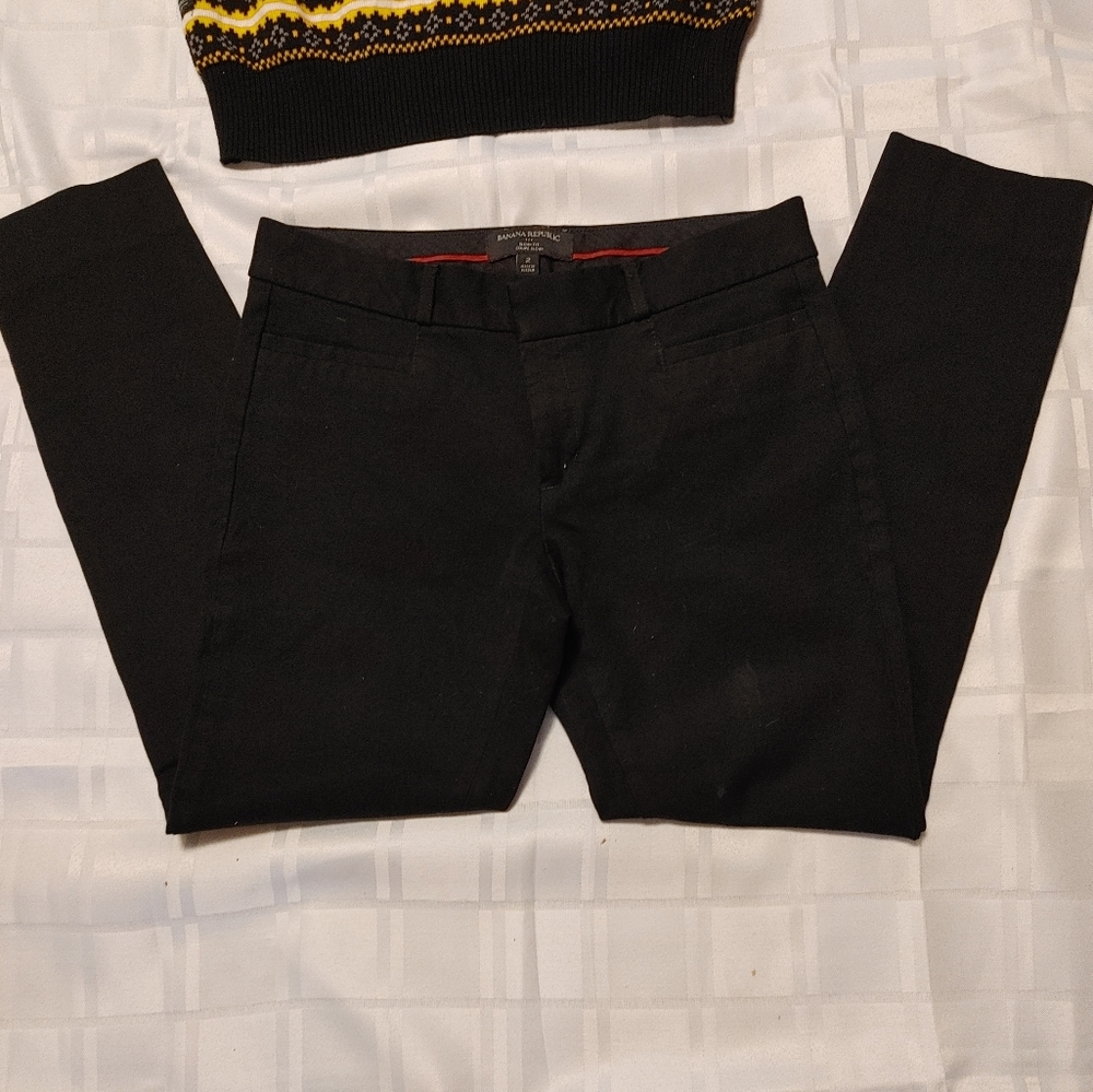 Banana Republic Sloan Slim Fit Ankle Pants Size 2 Petite
